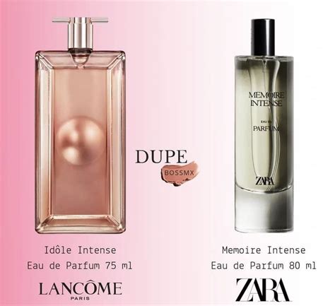 zara memoire intense dupe